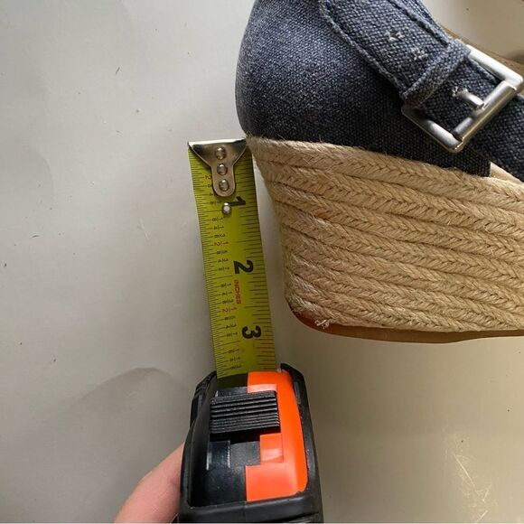 Boc Born of Concept Shoes Bree Espadrille wedge Blue Canvas Casual Z30234-10M - Picture 9 of 13